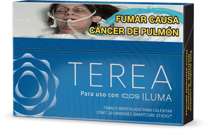 Cajetilla TEREA IQOS Iluma Blue caja de sticks tabaco calentado heat not burn compatible IQOS Iluma comprar TEREA en CDMX recíbelo el mismo día en CDMX y Estado de México envío express tabaco sin combustión