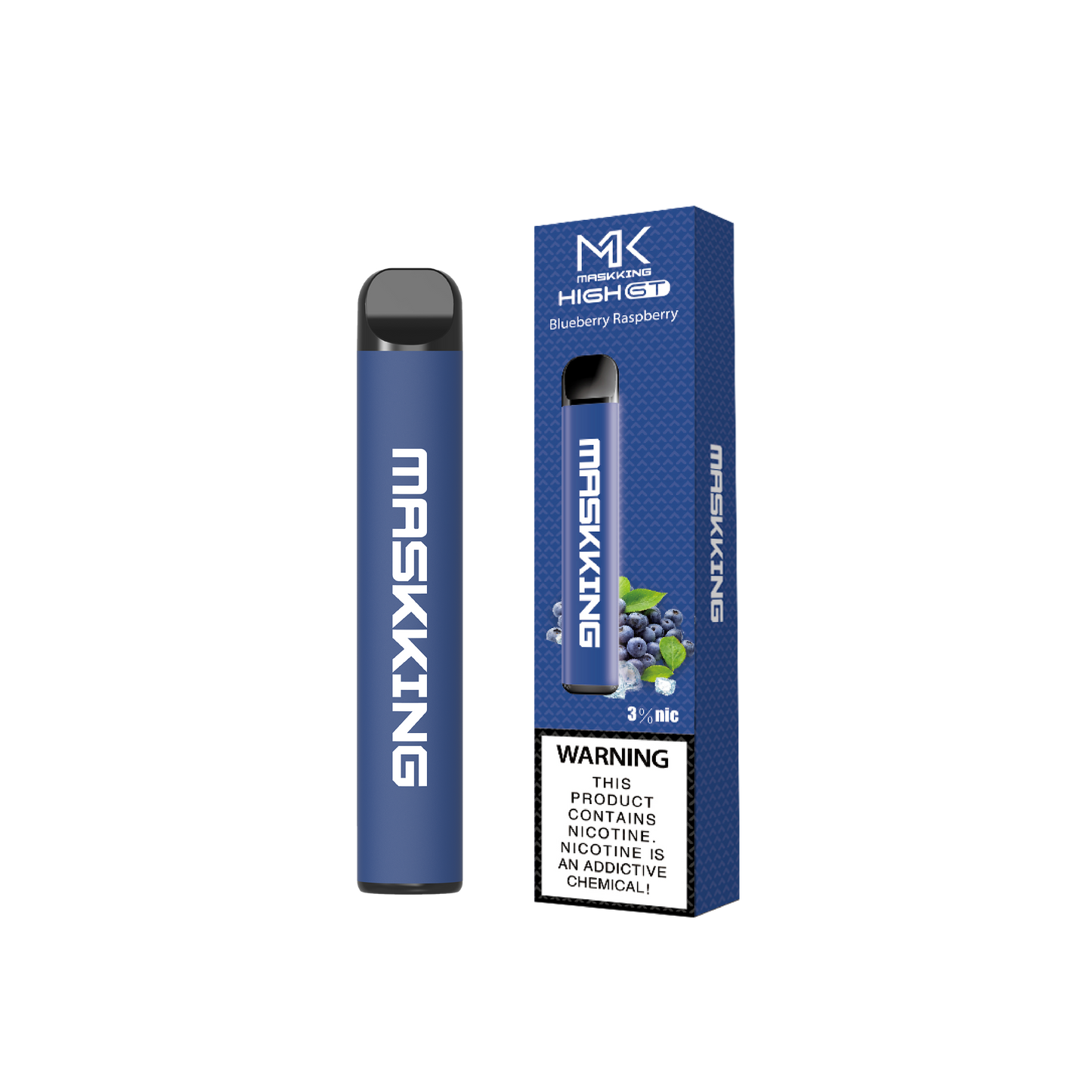 MK Maskking GT Blueberry Raspberry vape desechable 500 hits nicotina 3% y 4% maskking original promo comprar vape en CDMX recíbelo rápido envío a domicilio CDMX y Área Metropolitana