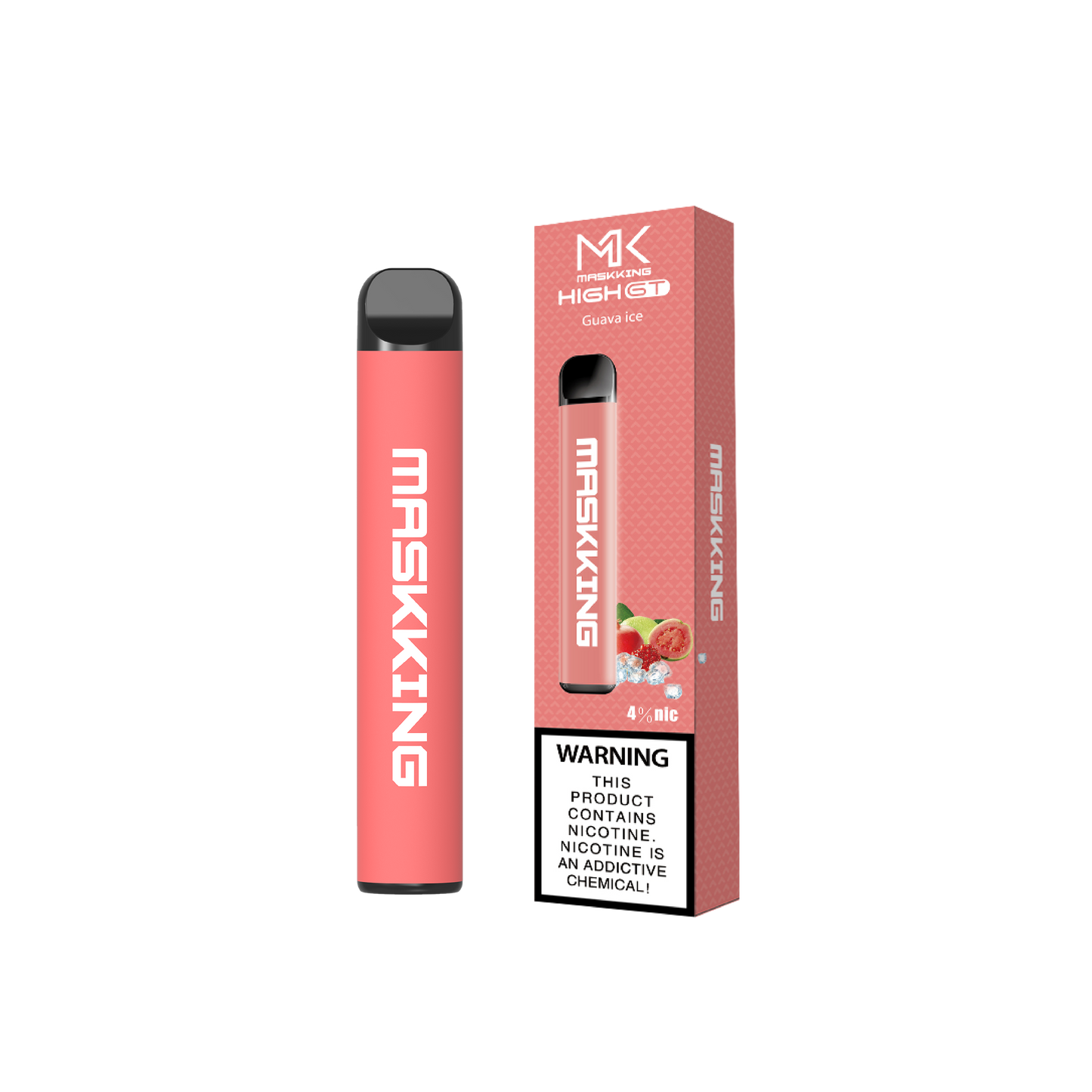 MK Maskking GT Guava Ice vape desechable 500 hits nicotina 3% y 4% maskking original promo comprar vape en CDMX recíbelo rápido envío a domicilio CDMX y Área Metropolitana